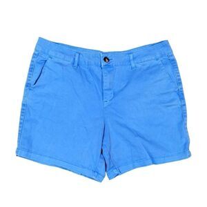 C&C California Blue Denim Chino Shorts Sz 12 Retro Vintage Style